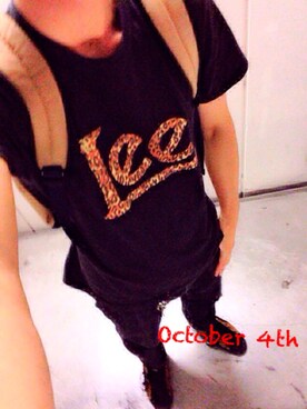 「GAP（ギャップ）のアイテム（バックパック/リュック）」を使った、　とまとさん（メンズ・170cm）の秋コーディネート