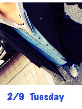 　とまとさん（メンズ・170cm）の冬コーディネート