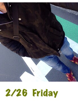 　とまとさん（メンズ・170cm）の冬コーディネート