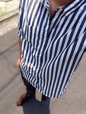 「HVC（エイチブイシー）のアイテム（パンツ）」を使った、　とまとさん（メンズ・170cm）の春コーディネート