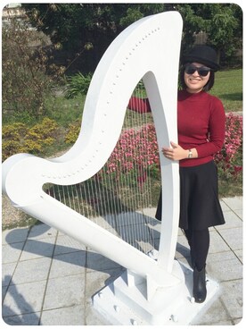 「5（ファイブ）のアイテム（ブーティ）」を使った、GreenWuさん（レディース・156cm）の冬コーディネート