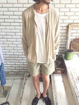 「HEALTH」｜eat_cameさん（メンズ・180cm）の夏コーディネート