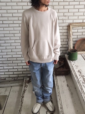 「n-s（ノース）のアイテム」を使った、eat_cameさん（メンズ・180cm）の秋コーディネート