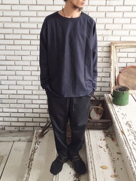 「HEALTH」｜eat_cameさん（メンズ・180cm）の秋コーディネート