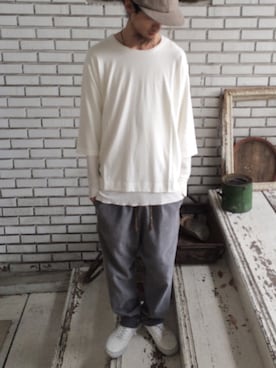 「HEALTH」｜eat_cameさん（メンズ・180cm）の秋コーディネート