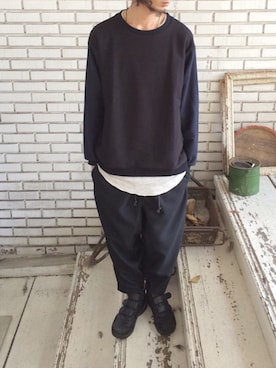 「HEALTH」｜eat_cameさん（メンズ・180cm）の秋コーディネート