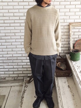 「eat」｜eat_cameさん（メンズ・180cm）の秋コーディネート
