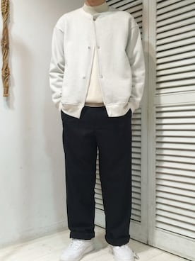 「n-s（ノース）のアイテム」を使った、eat_cameさん（メンズ・180cm）の秋コーディネート