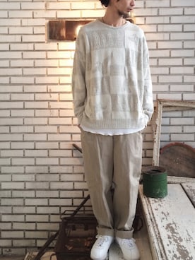 「eat」｜eat_cameさん（メンズ・180cm）の春コーディネート