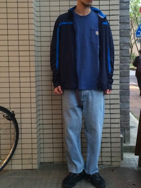「eat」｜eat_cameさん（メンズ・180cm）の春コーディネート