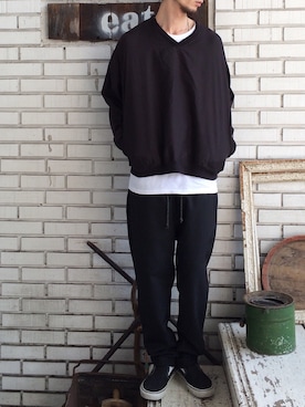 「HEALTH」｜eat_cameさん（メンズ・180cm）の春コーディネート