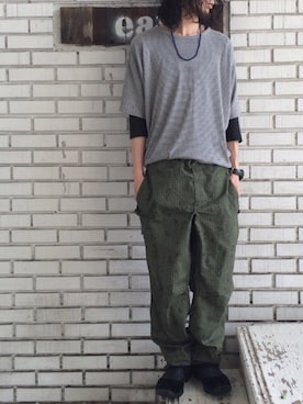 「eat」｜eat_cameさん（メンズ・180cm）の春コーディネート