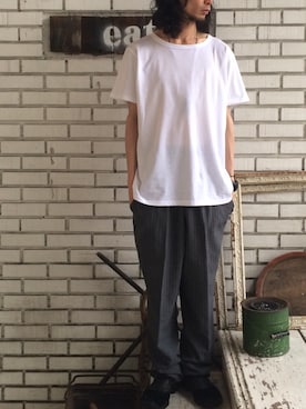 「eat」｜eat_cameさん（メンズ・180cm）の春コーディネート