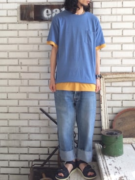 「eat」｜eat_cameさん（メンズ・180cm）の春コーディネート