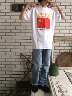 「切りっぱなし」｜eat_cameさん（メンズ・180cm）の夏コーディネート
