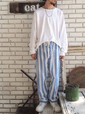 「eat」｜eat_cameさん（メンズ・180cm）の夏コーディネート