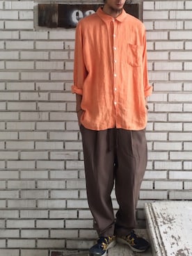 「HEALTH」｜eat_cameさん（メンズ・180cm）の秋コーディネート