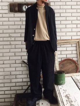 「HEALTH」｜eat_cameさん（メンズ・180cm）の秋コーディネート
