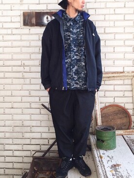 「NIKE ACG（ナイキエィシージー）のアイテム（ジャケット/アウター）」を使った、eat_cameさん（メンズ・180cm）の秋コーディネート
