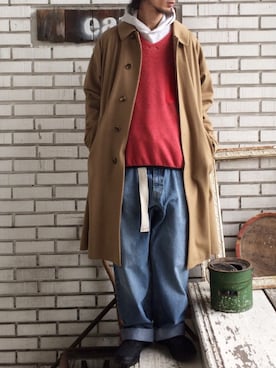 「eat」｜eat_cameさん（メンズ・180cm）の冬コーディネート