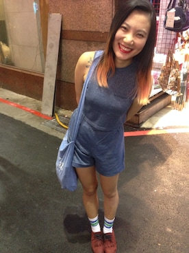 「pinkhair」｜EddieChenさん（レディース・163cm）の夏コーディネート