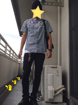 「N.HOOLYWOOD（N.ハリウッド）のアイテム（ニットキャップ/ビーニー）」を使った、それもまた一興さん（メンズ・171cm）の夏コーディネート