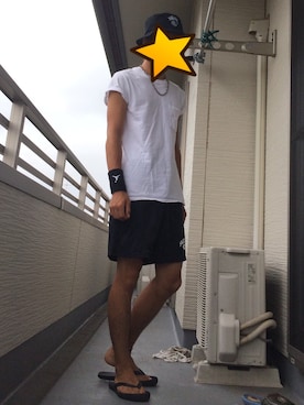 「N.HOOLYWOOD（N.ハリウッド）のアイテム（サンダル）」を使った、それもまた一興さん（メンズ・171cm）の秋コーディネート