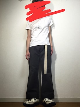 「stodja（ストージャ）のアイテム」を使った、まるさんさん（メンズ・169cm）の春コーディネート