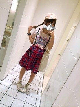 「Candy Stripper」｜「アイテム（財布/小物）」を使った、むらかみえりこさん（レディース・156cm）の夏コーディネート