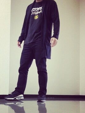 「AIR MAX」｜「アイテム（その他アウター）」を使った、おしんさん（メンズ・168cm）の秋コーディネート