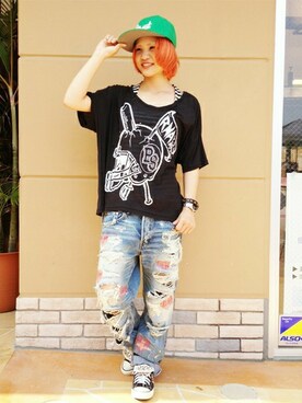 halcaさん（レディース・159cm）の春コーディネート