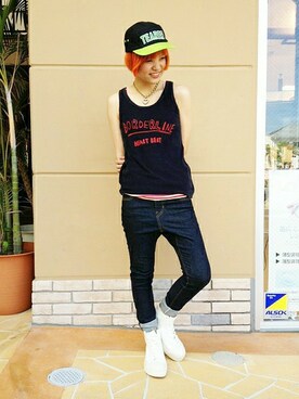 halcaさん（レディース・159cm）の夏コーディネート