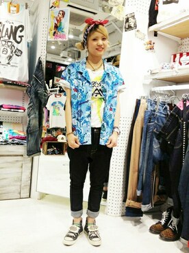 halcaさん（レディース・159cm）の夏コーディネート