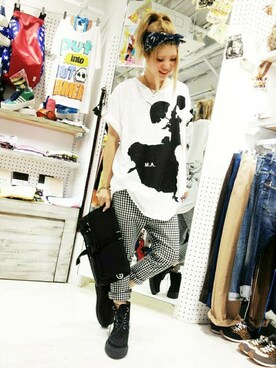 halcaさん（レディース・159cm）の夏コーディネート