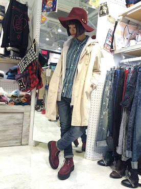 halcaさん（レディース・159cm）の冬コーディネート