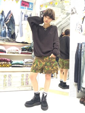 halcaさん（レディース・159cm）の冬コーディネート