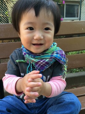 mama.Eさん(キッズ・80cm)の春コーディネート