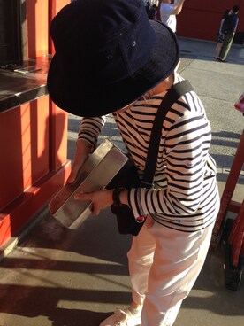 「ハットコーデ」｜みっころさんさん（レディース・146cm）の秋コーディネート