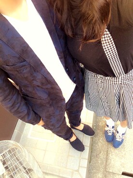 「NEW BALANCE（ニューバランス）のアイテム（スニーカー、その他）」を使った、なぁーんさん（レディース・172cm）の秋コーディネート