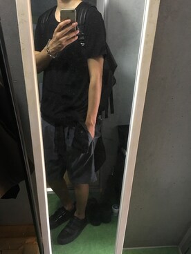 「SRIVER」｜あぱへすごんすさん（メンズ・180cm）の夏コーディネート