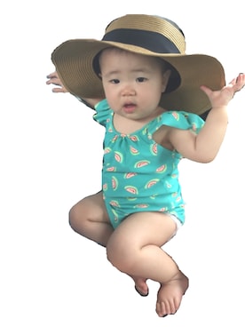 「babygap」｜「アイテム（水着/着物・浴衣）」を使った、gomappeさん（レディース・70cm）の夏コーディネート