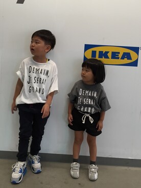 RU♡SOさん（キッズ・110cm）の秋コーディネート