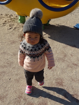 RIRIさん（キッズ・80cm）の冬コーディネート