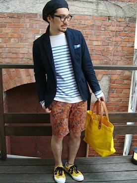 瀬津さん（メンズ・170cm）の春コーディネート