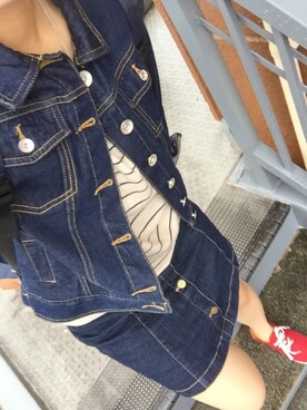 「Dosch（ドスチ）のアイテム（スカート）」を使った、riiano◡̈⃝︎⋆︎*さん（レディース・163cm）の秋コーディネート