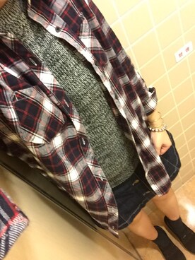 「Dosch（ドスチ）のアイテム（スカート）」を使った、riiano◡̈⃝︎⋆︎*さん（レディース・163cm）の秋コーディネート