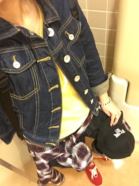 「Dosch（ドスチ）のアイテム（シャツ/ブラウス）」を使った、riiano◡̈⃝︎⋆︎*さん（レディース・163cm）の秋コーディネート