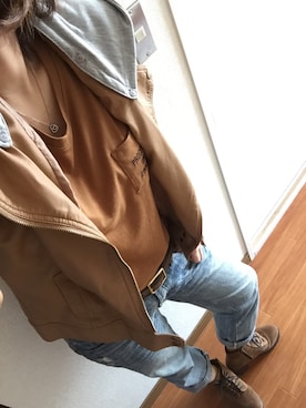 「Dosch（ドスチ）のアイテム（ジャケット/アウター）」を使った、riiano◡̈⃝︎⋆︎*さん（レディース・162cm）の秋コーディネート