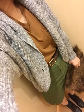 「Dosch（ドスチ）のアイテム（帽子）」を使った、riiano◡̈⃝︎⋆︎*さん（レディース・163cm）の秋コーディネート
