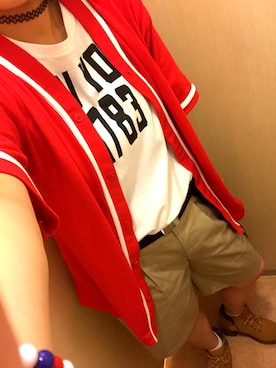 「アイテム（チョーカー）」を使った、riiano◡̈⃝︎⋆︎*さん（レディース・163cm・20代）の夏コーディネート